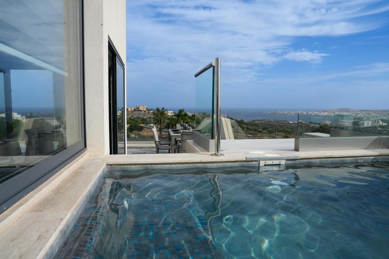 Appartement Lux Sea&Country Views With Pool à Mellieħa Extérieur photo
